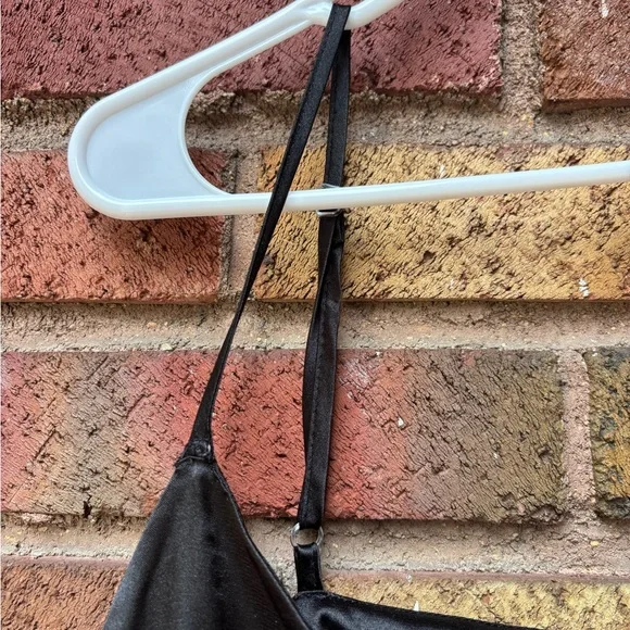 Boohoo Black Satin Dress - Picture 4 of 5